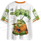Japanese Vintage Frog Smoking Jersey Shirts