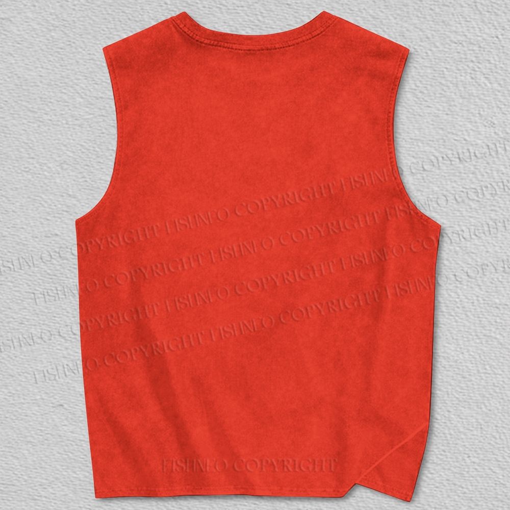 Unisex Street Signs Printed Tank Top