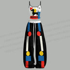 Bauhaus Dachshund Printed Top & Elasticated Trousers Two-Piece Set
