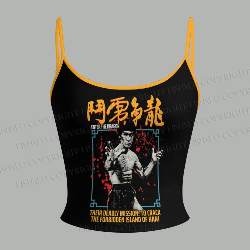 Bruce Lee Be Water Top & Elasticated Trousers Two-Piece Set