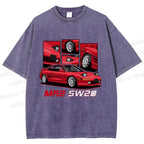 Unisex Toyota MR2 SW20 Printed Washed Tee