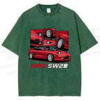 Unisex Toyota MR2 SW20 Printed Washed Tee