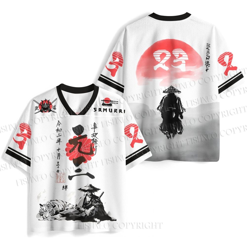 Japan Samurai Printed Jersey Shirts