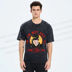 Unisex Don't Like You Printed Washed Tee