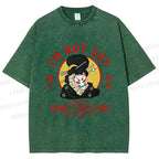 Unisex Don't Like You Printed Washed Tee