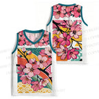 Japanese Wave Sakura Jersey Tank
