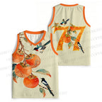 Vintage Bird With Persimmon Jersey Tank