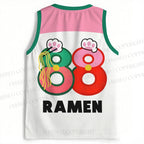 Japanese Fortune Ramen Cat Jersey Tank