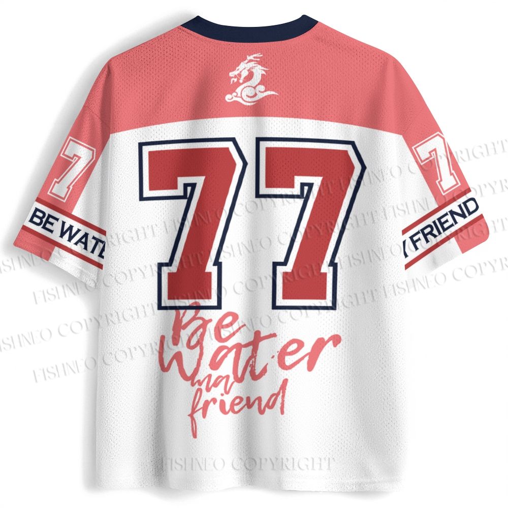 Bruce Lee Be Water My Friend Jersey Shirts