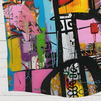 Large Graffiti-style Painting Hawaiian Shirt