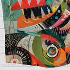 Abstract Art Fish Printed Hawaiian Shirt