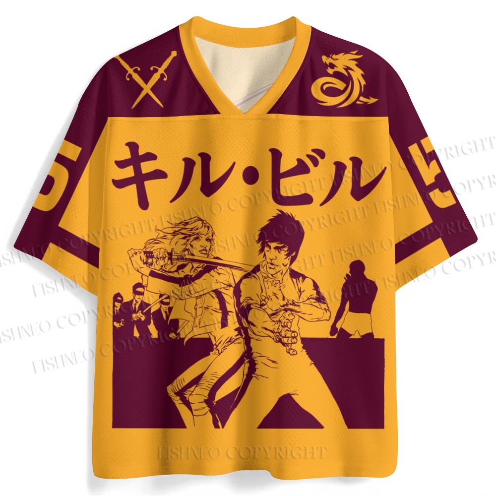 Kill Bill With Bruce Lee Jersey Shirts