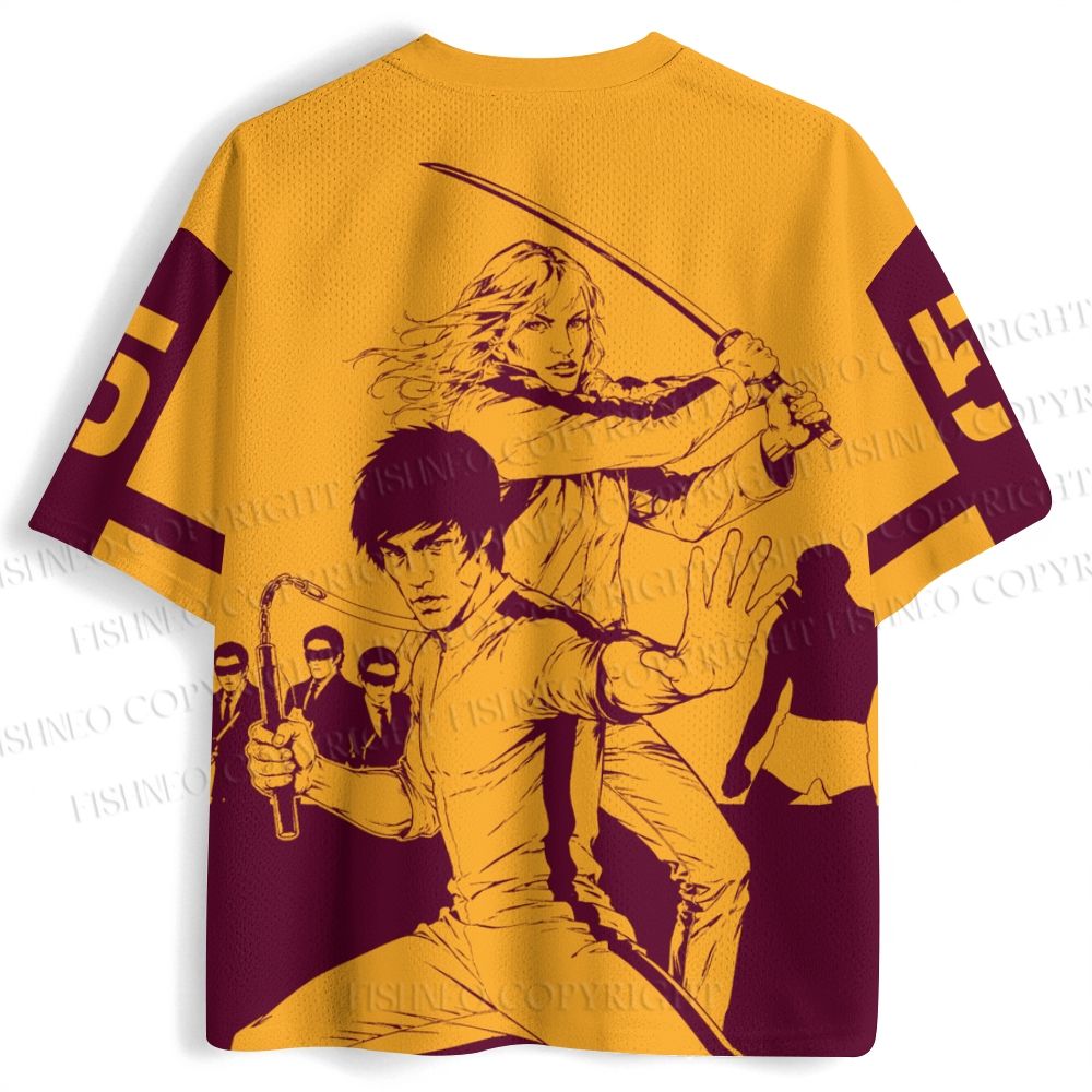 Kill Bill With Bruce Lee Jersey Shirts