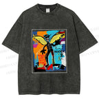 Unisex Angels Live in My Heart Printed Washed Tee