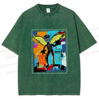 Unisex Angels Live in My Heart Printed Washed Tee