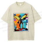 Unisex Angels Live in My Heart Printed Washed Tee