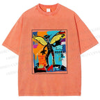 Unisex Angels Live in My Heart Printed Washed Tee