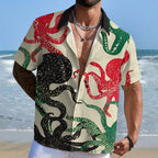 Japanese Vintage Octopus Hawaiian Shirt
