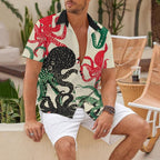 Japanese Vintage Octopus Hawaiian Shirt