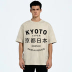 Kyoto Japan Honshu Kansai Region Vintage Wash Japanese Design T-Shirt