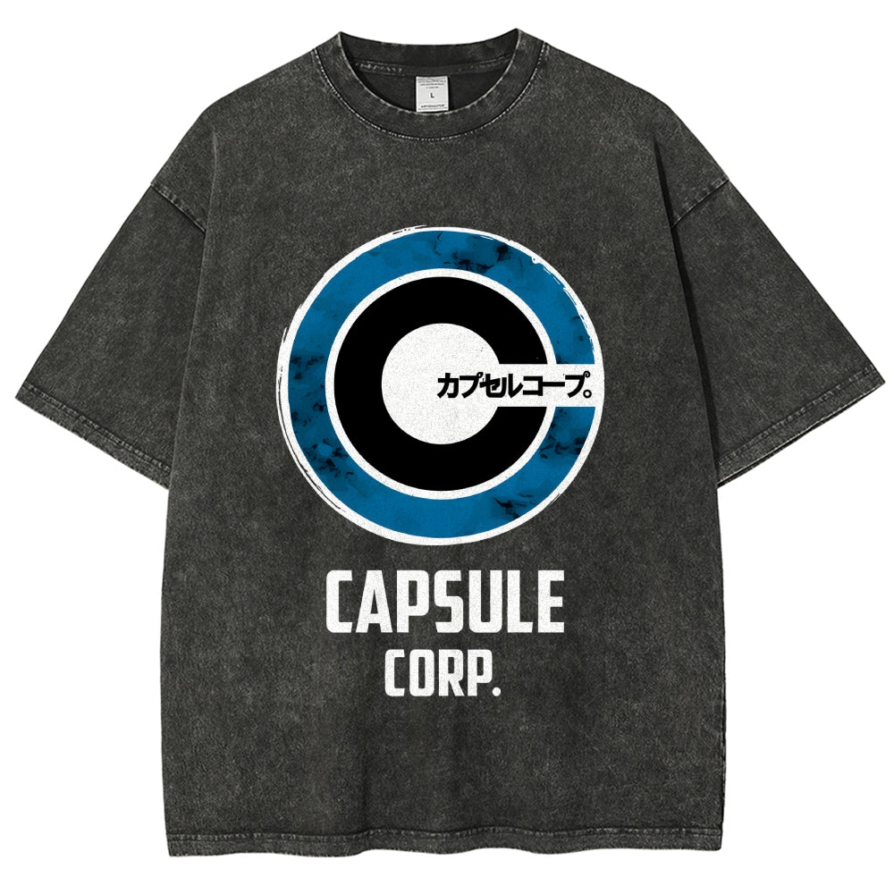 CAPSULE CORP Vintage Washed T-shirt