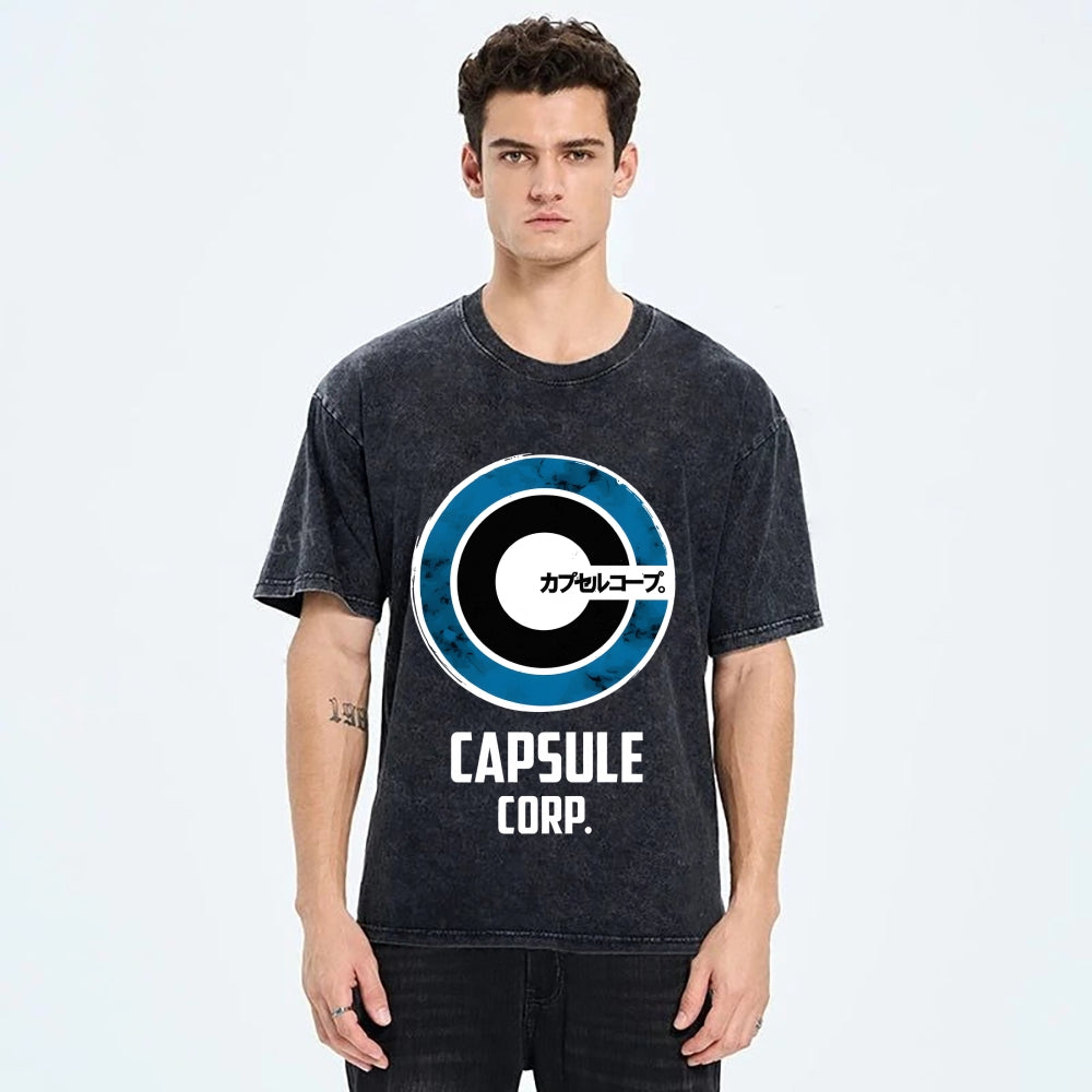 CAPSULE CORP Vintage Washed T-shirt