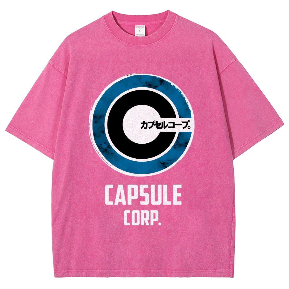 CAPSULE CORP Vintage Washed T-shirt