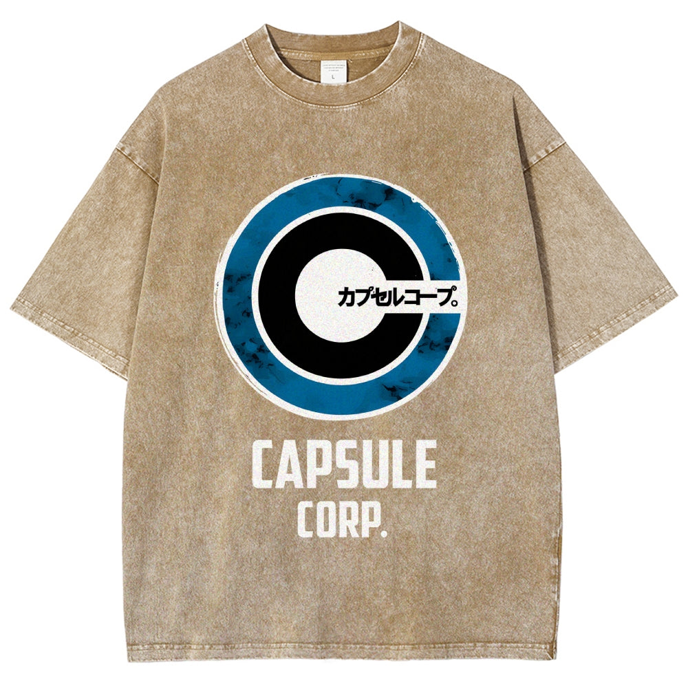 CAPSULE CORP Vintage Washed T-shirt