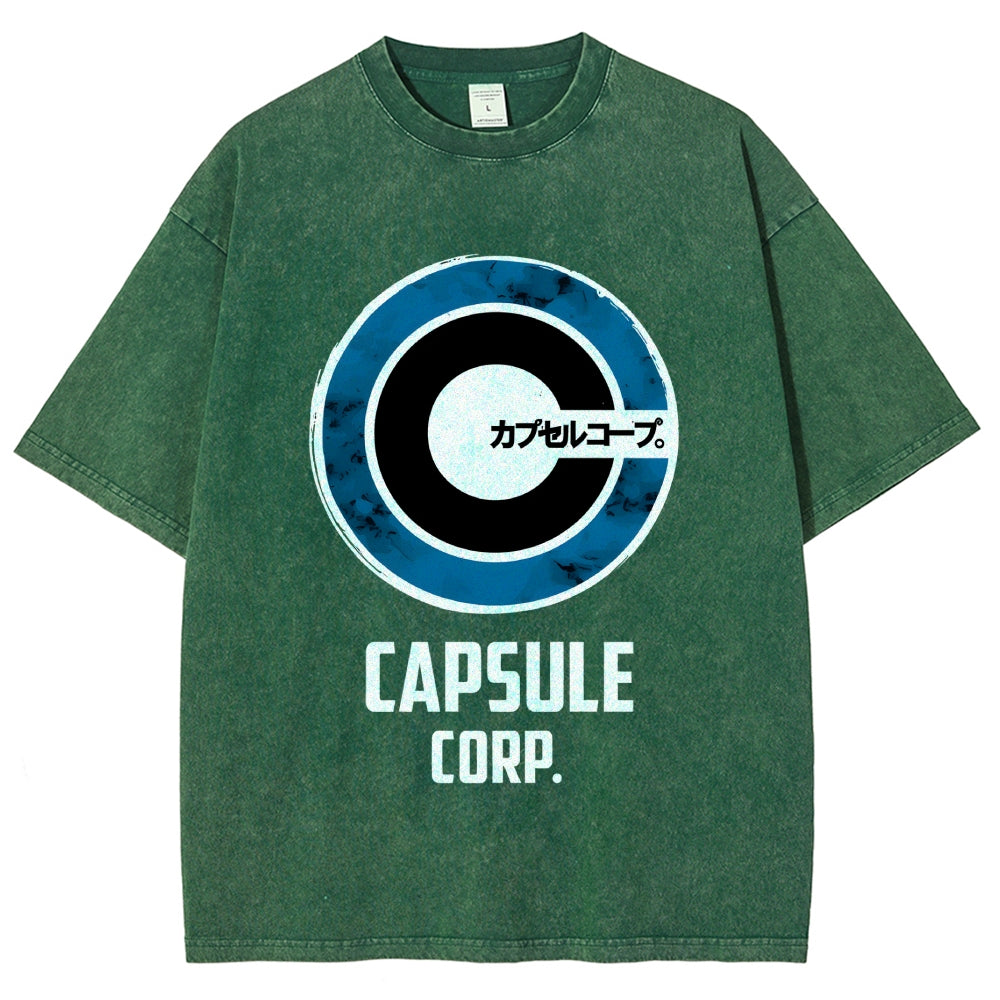 CAPSULE CORP Vintage Washed T-shirt