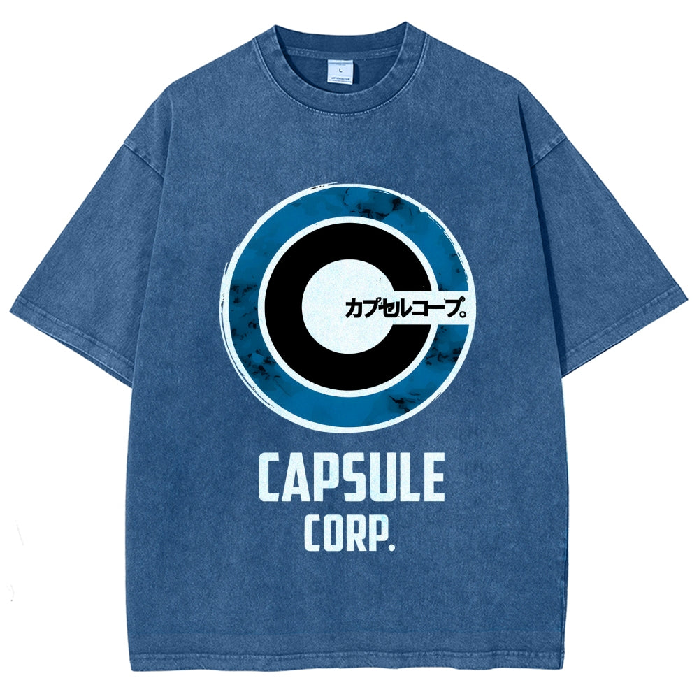 CAPSULE CORP Vintage Washed T-shirt
