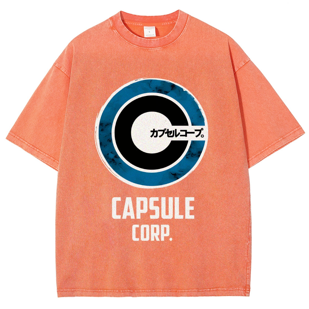 CAPSULE CORP Vintage Washed T-shirt