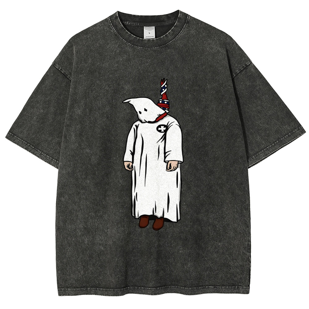 Kill The Klan Funny Washed T-Shirt