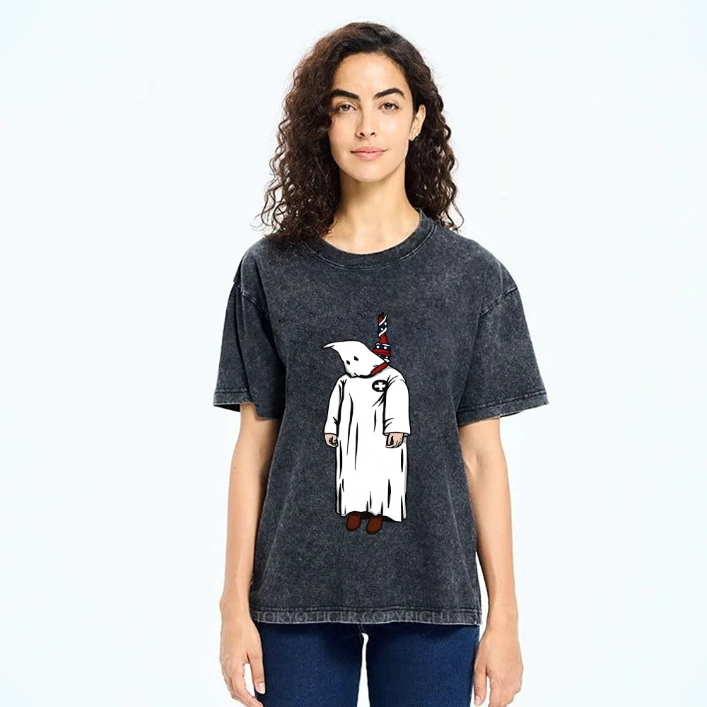Kill The Klan Funny Washed T-Shirt