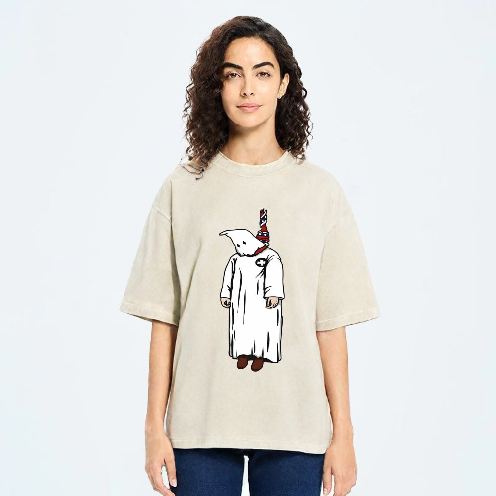 Kill The Klan Funny Washed T-Shirt