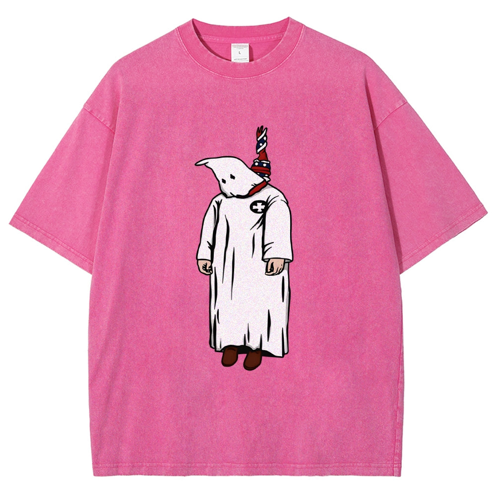 Kill The Klan Funny Washed T-Shirt