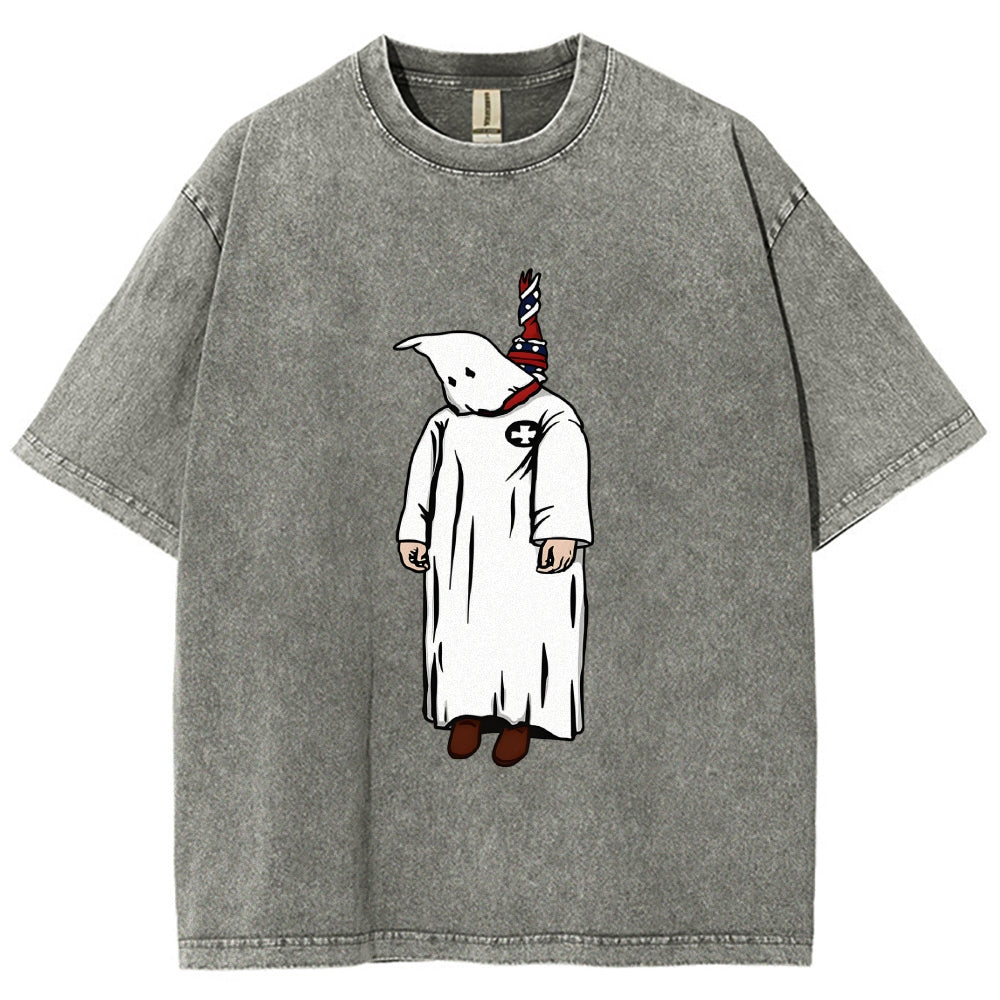 Kill The Klan Funny Washed T-Shirt