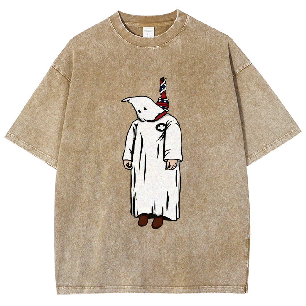 Kill The Klan Funny Washed T-Shirt