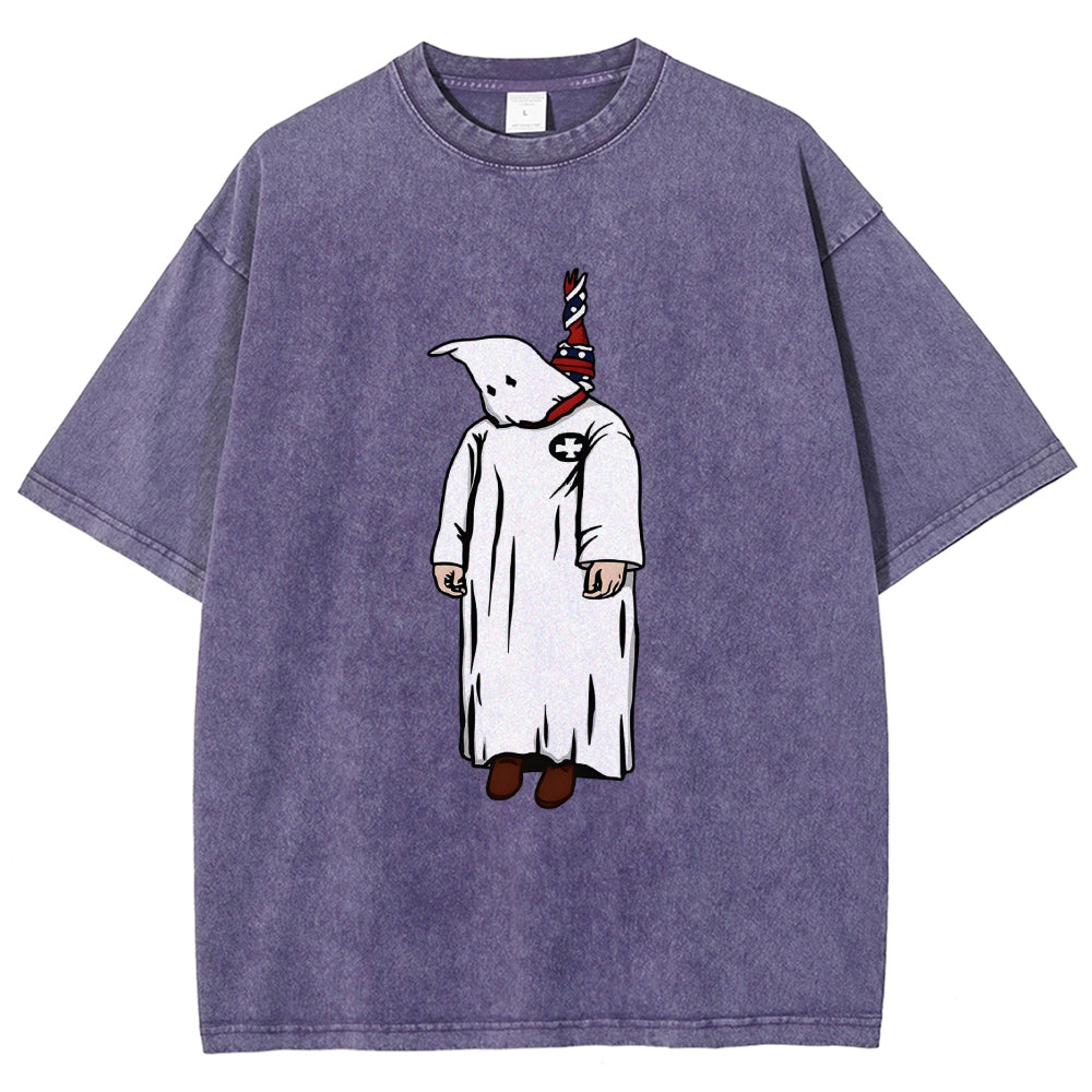 Kill The Klan Funny Washed T-Shirt