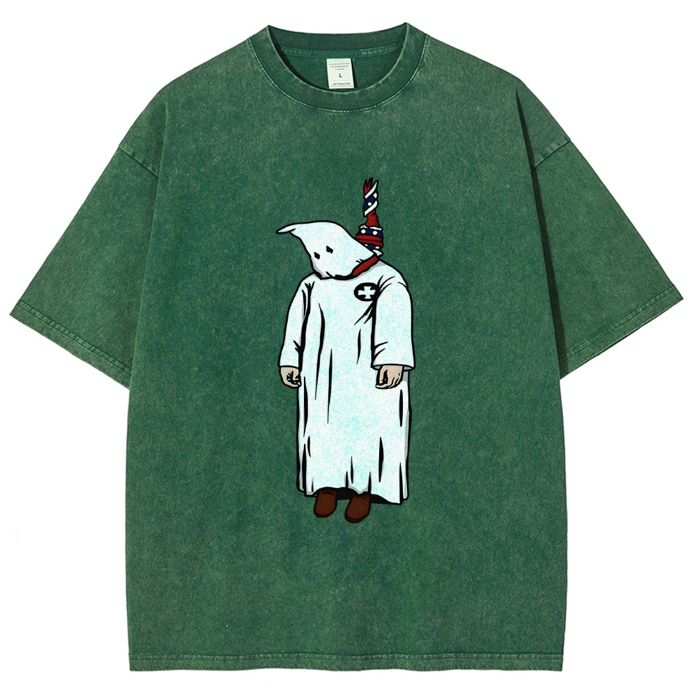 Kill The Klan Funny Washed T-Shirt