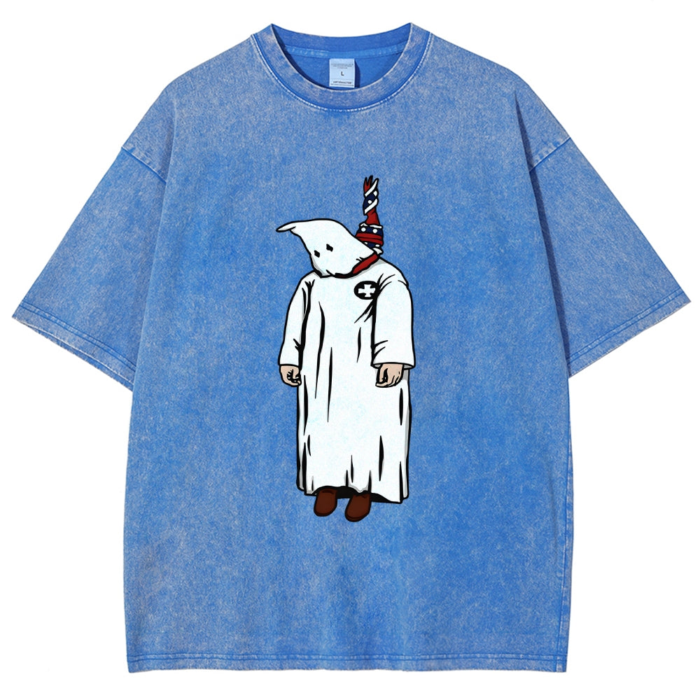 Kill The Klan Funny Washed T-Shirt