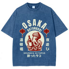 Osaka Drunken Octopus Vintage Washed T-shirt