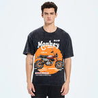 Honda Monkey 125cc Vintage Wash Japanese Design T-Shirt