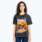 Honda Monkey 125cc Vintage Wash Japanese Design T-Shirt