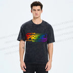 Unisex May The Pride Be With You Printed Washed Tee