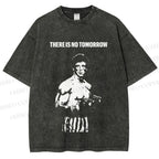 Unisex Rocky: There Is No Tomorrow Printed Washed Tee