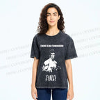 Unisex Rocky: There Is No Tomorrow Printed Washed Tee