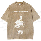 Unisex Rocky: There Is No Tomorrow Printed Washed Tee