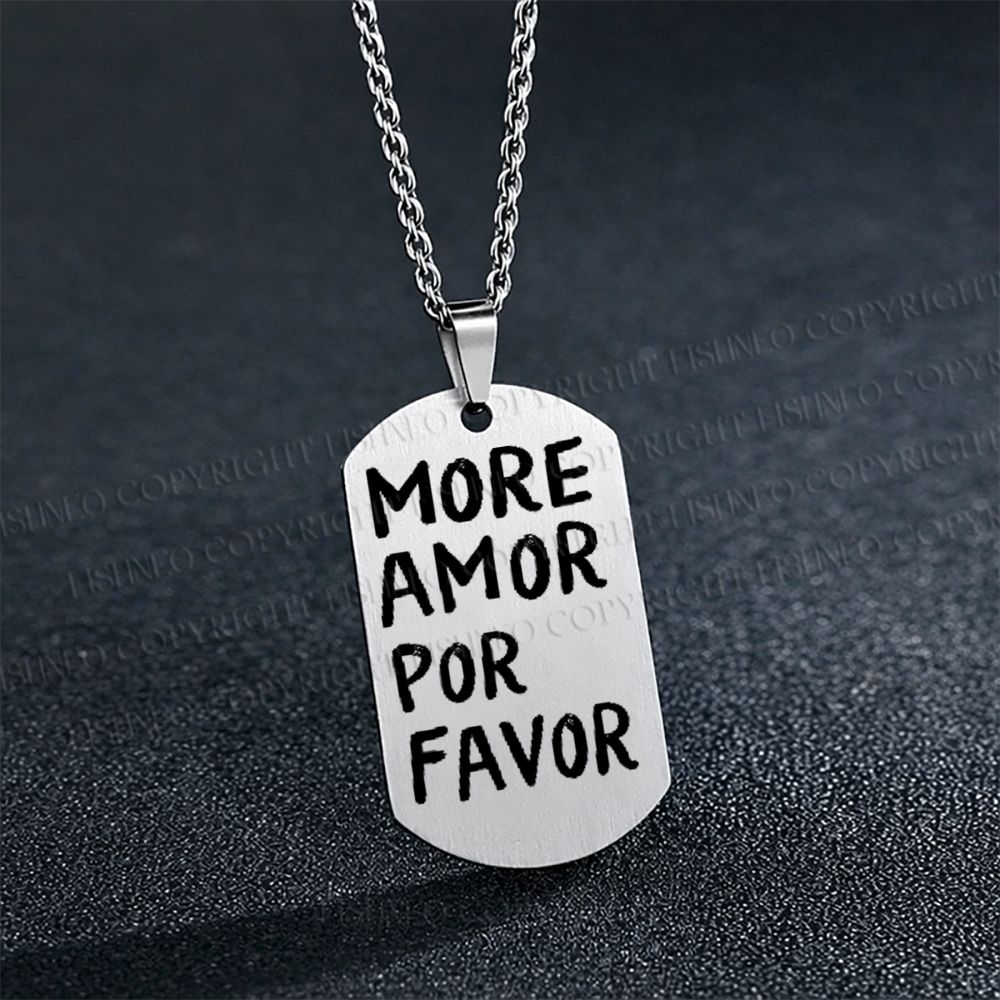 More Amor Por Favor Necklace