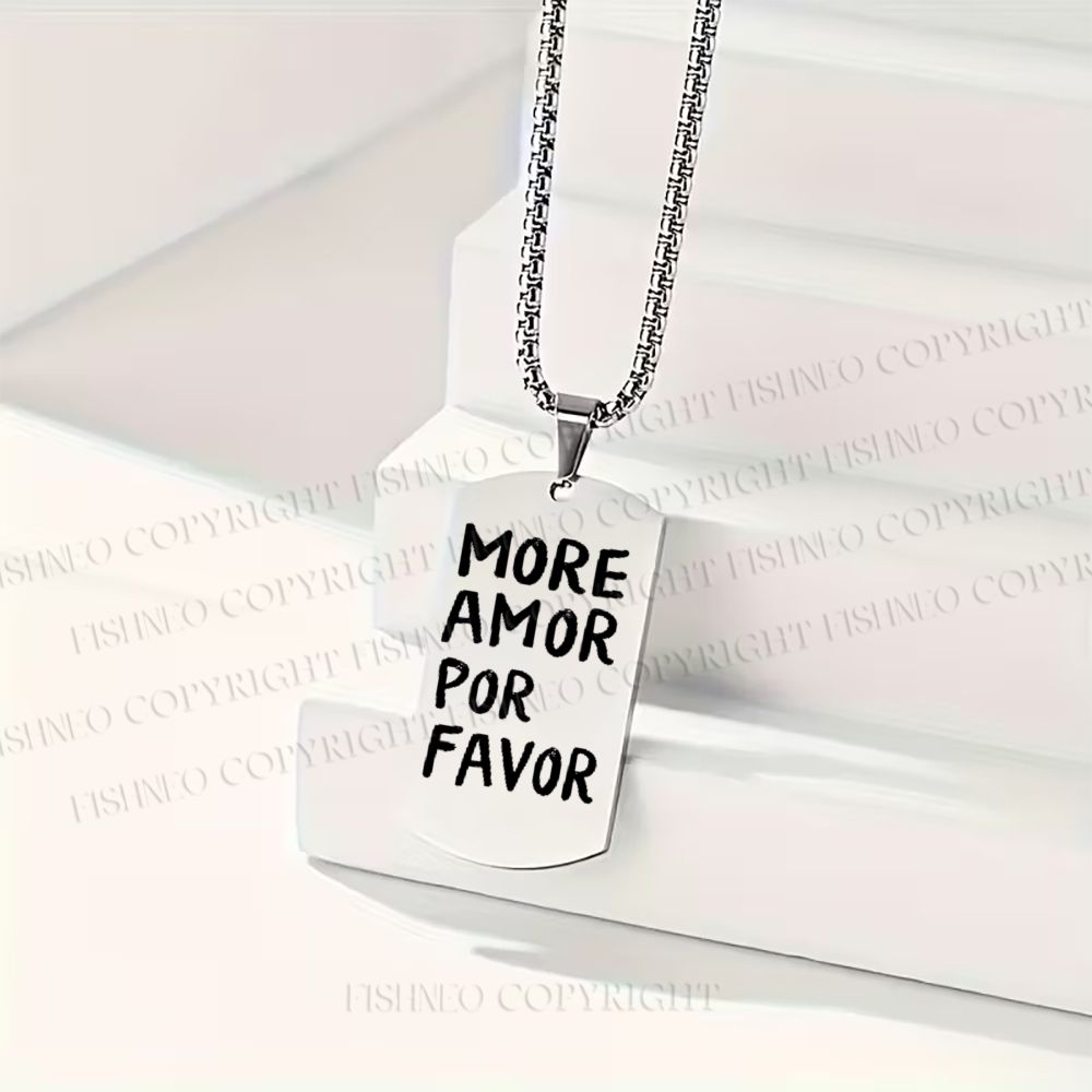 More Amor Por Favor Necklace