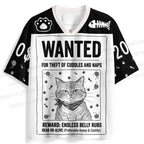 200$ Wanted Cat Printed Jersey Shirts